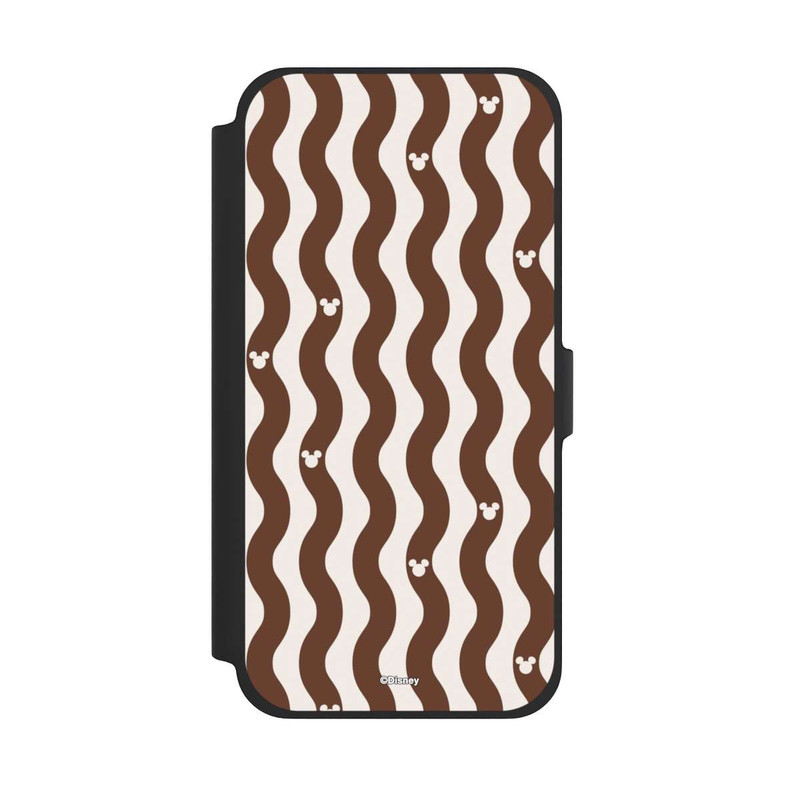 iPhone 13 Pro Max NIVOflip Micky Muster Braune Wellen