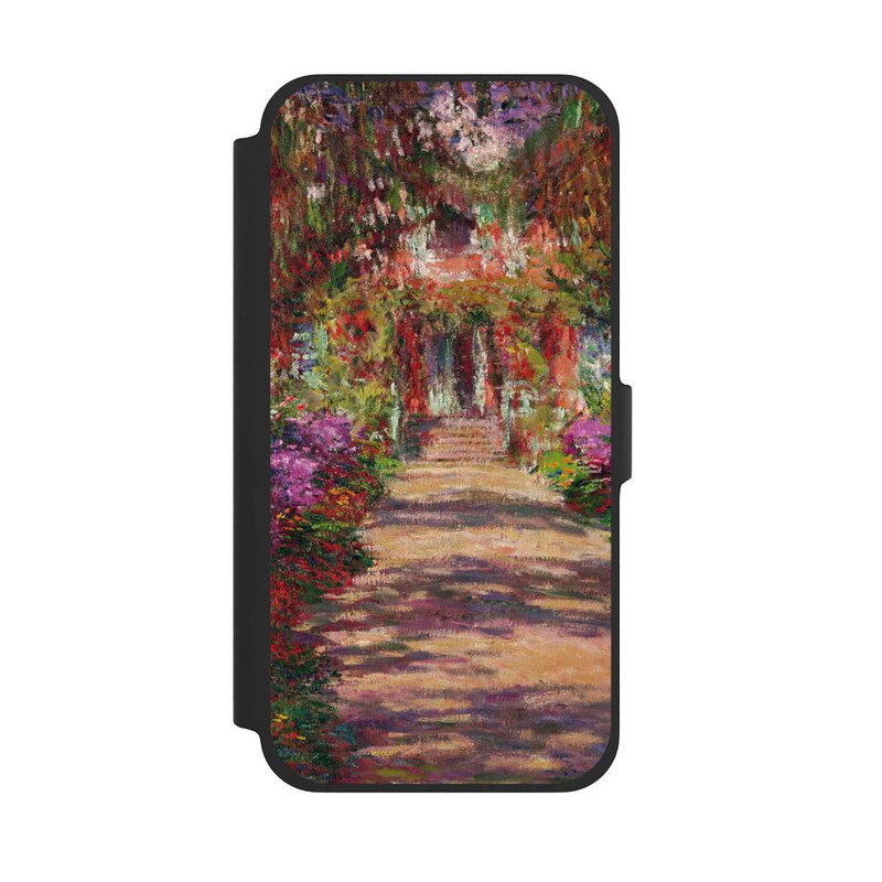 iPhone 13 Pro Max NIVOflip Eine Allee in Monets Garten in Giverny by Claude Monet