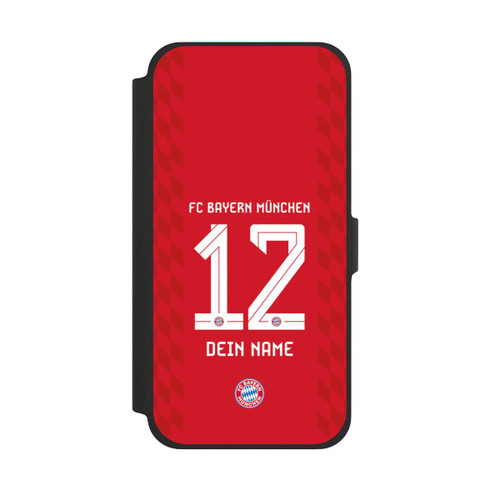 Apple iPhone 13 Pro Max NIVOflip FC Bayern München Trikot Personalisierbar 25-26