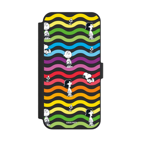 Apple iPhone 13 Pro Max NIVOflip Snoopy Pattern Rainbow Transparent