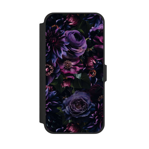 Apple iPhone 13 Pro Max NIVOflip Dunkle Lila Blüten 