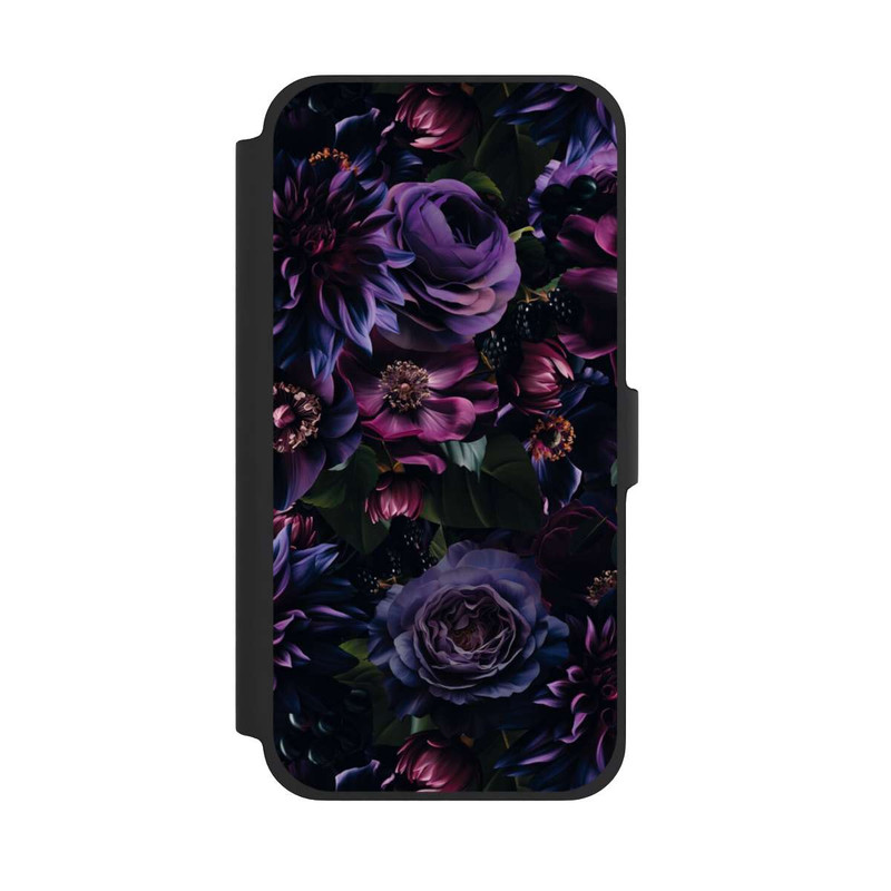 iPhone 13 Pro Max NIVOflip Dunkle Lila Blüten 