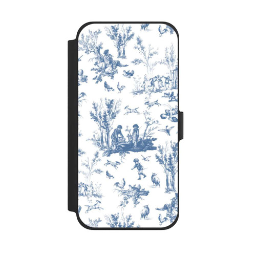 Apple iPhone 13 Pro Max NIVOflip Blaue Landschaft Vintage Keramik Pattern