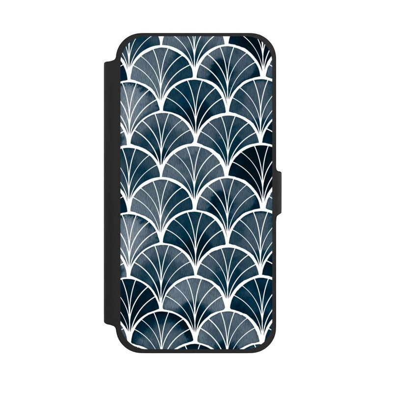 iPhone 13 Pro Max NIVOflip Botanische Brise Art Deco Grau