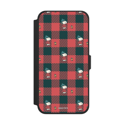 Apple iPhone 13 Pro Max NIVOflip Peanuts Red Tartan Pattern
