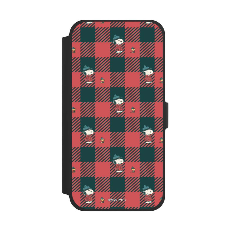 iPhone 13 Pro Max NIVOflip Peanuts Rot Schottenmuster