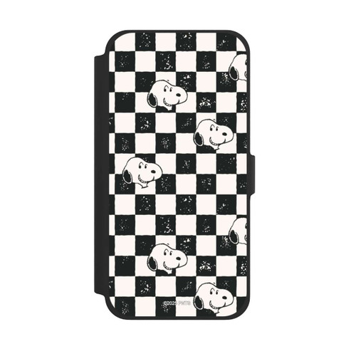 Apple iPhone 13 Pro Max NIVOflip Snoopy Heads Checked Pattern