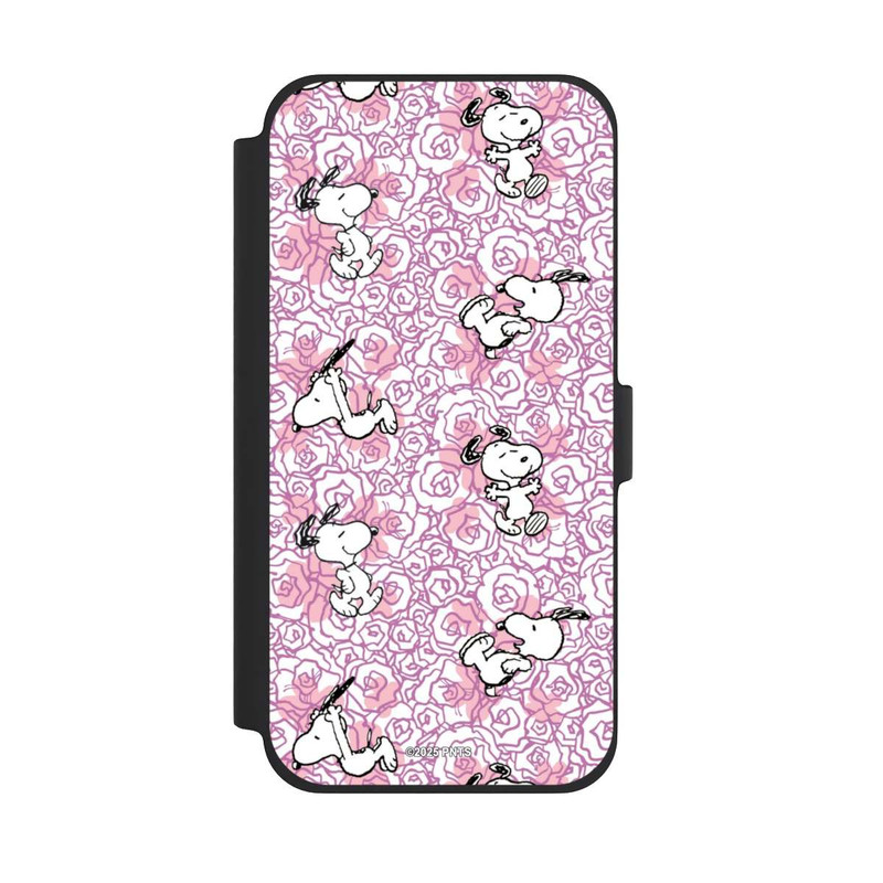 iPhone 13 Pro Max NIVOflip Peanuts Pink Roses Pattern