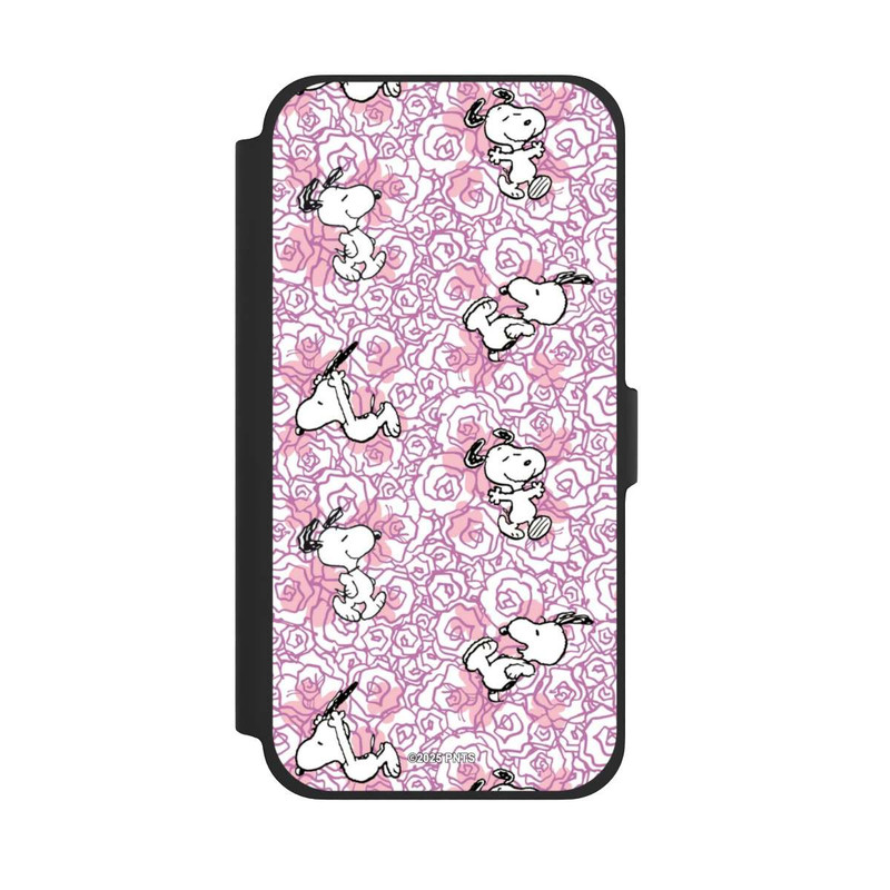 iPhone 13 Pro Max NIVOflip Peanuts Pink Roses Pattern