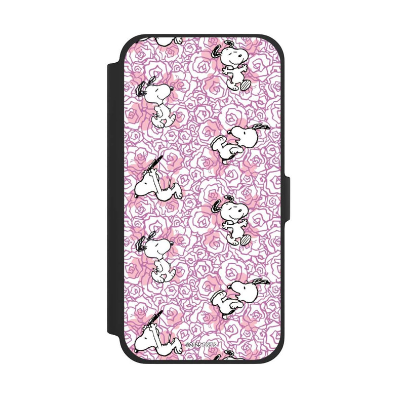 iPhone 13 Pro Max NIVOflip Peanuts Pink Roses Pattern