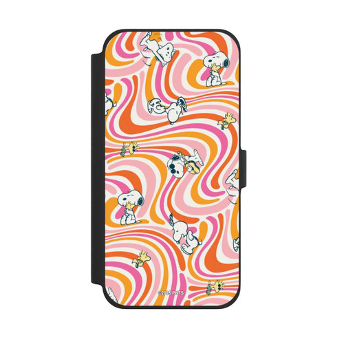 Apple iPhone 13 Pro Max NIVOflip Peanuts Hippie Pattern Orange