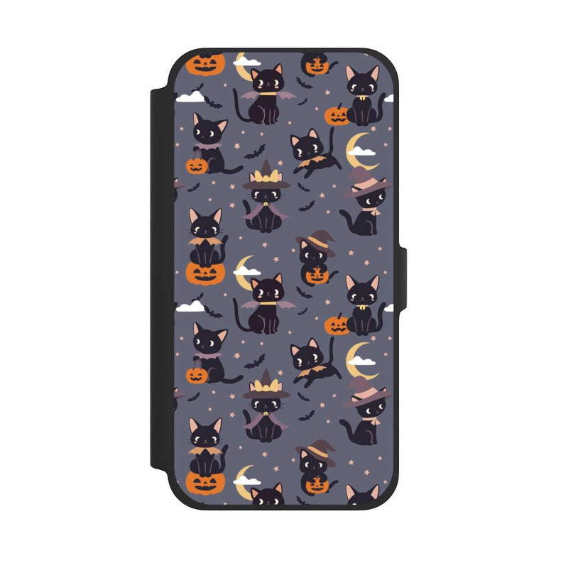 iPhone 13 Pro Max NIVOflip Cute Halloween Witch Cats and Pumpkins