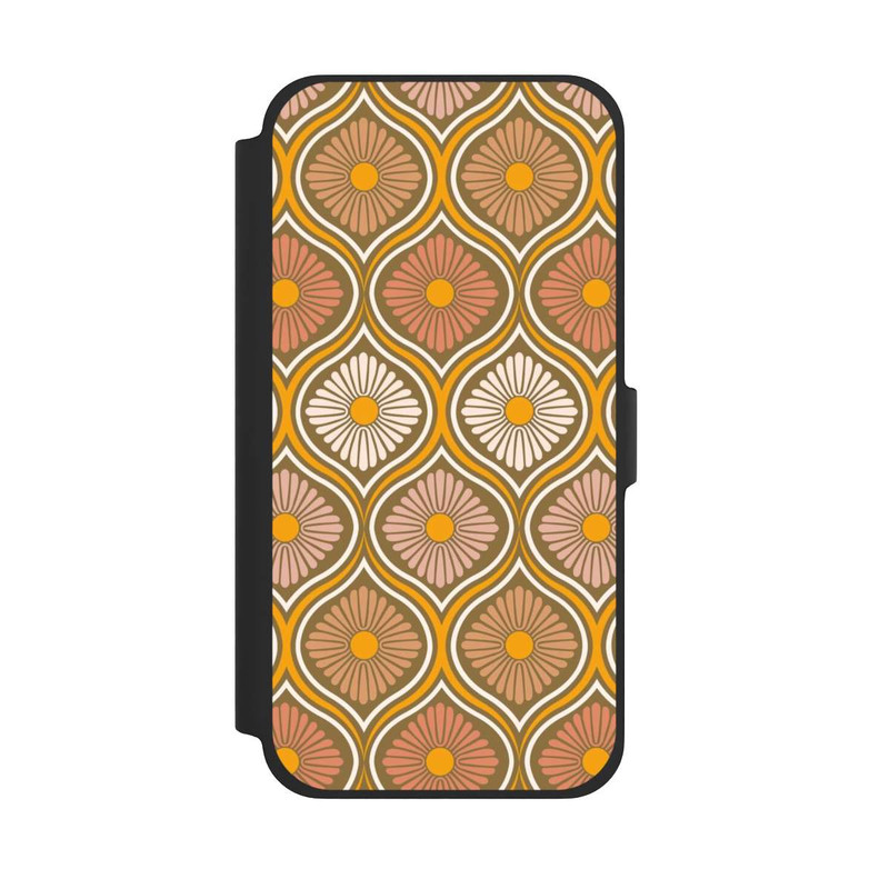iPhone 13 Pro Max NIVOflip Groovy 70s Retro Mid-Century Daisy Flowers