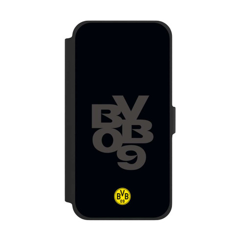 Apple iPhone 13 Pro Max NIVOflip BVB09 Grau Schwarz