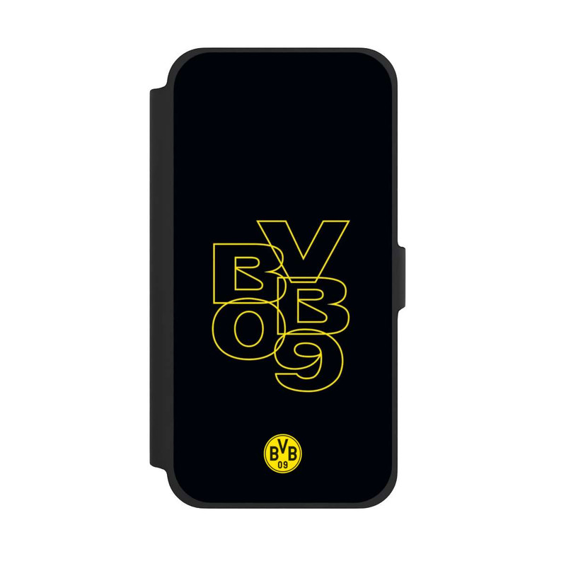 iPhone 13 Pro Max NIVOflip BVB09 Gelb Schwarz