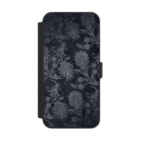 Apple iPhone 13 Pro Max NIVOflip Königlich schwarze Tapete