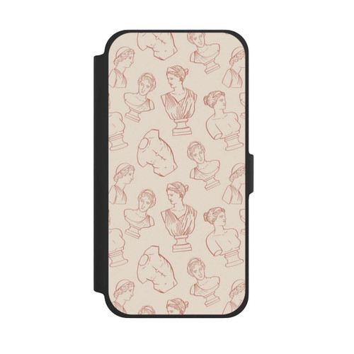 Apple iPhone 13 Pro Max NIVOflip Griechische Büsten Art-Déco Braun