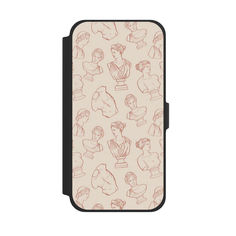 iPhone 13 Pro Max NIVOflip Greek Deco Busts Brown
