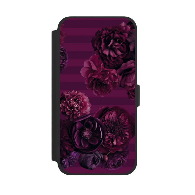 iPhone 13 Pro Max NIVOflip Majestic Baroque Blossom Dream Burgundy Pink with AI