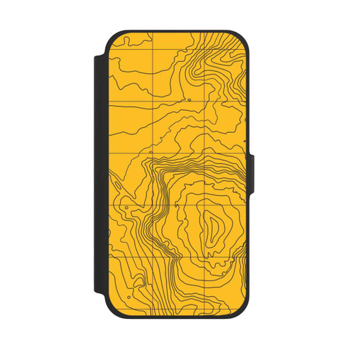 Apple iPhone 13 Pro Max NIVOflip Berg gelbe Linien