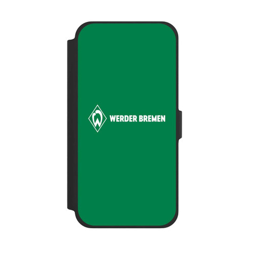 Apple iPhone 13 Pro Max NIVOflip Werder Bremen Schriftzug Raute Grün