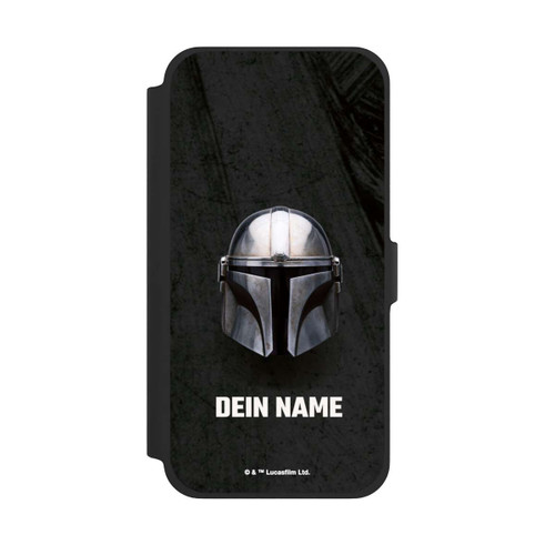 Apple iPhone 13 Pro Max NIVOflip Star Wars Mandalorian Black Helmet customisable