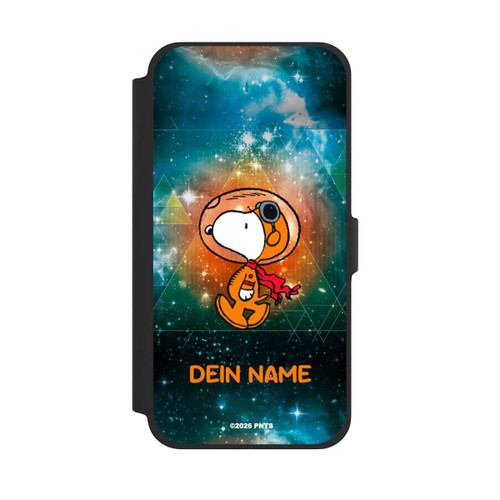 Apple iPhone 13 Pro Max NIVOflip Snoopy Voyageur de l'espace Personnalisable