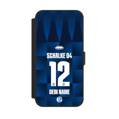 Apple iPhone 13 Pro Max NIVOflip Schalke 04 Trikot Personalisierbar 26-27