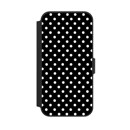 Apple iPhone 13 Pro NIVOflip Polka Dots Schwarz und Weiß