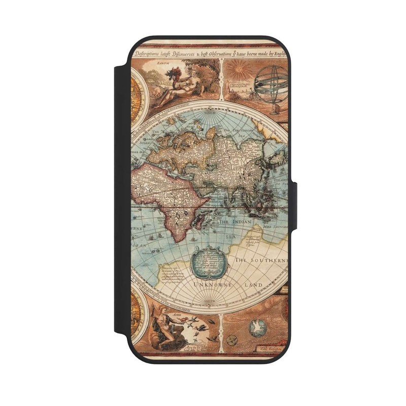 iPhone 13 Pro NIVOflip Vintage Weltkarte