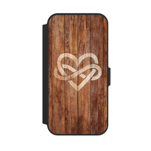 Apple iPhone 13 Pro NIVOflip Heart wood