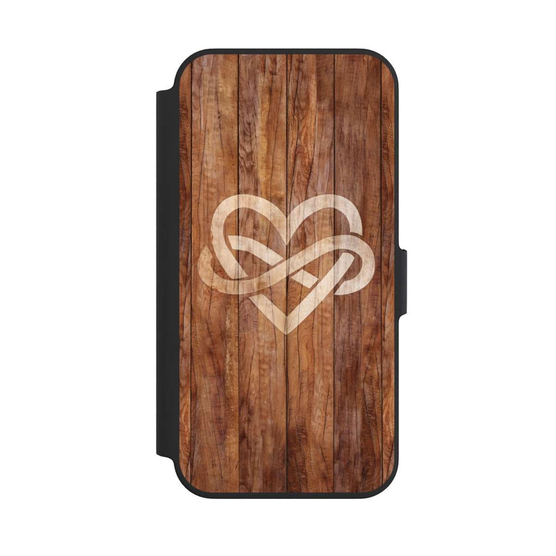 iPhone 13 Pro NIVOflip Heart wood