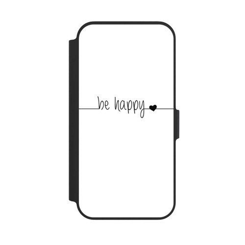 Apple iPhone 13 Pro NIVOflip Be Happy Weisser Hintergrund