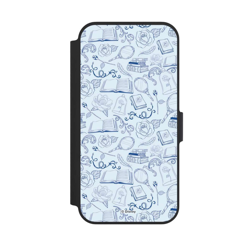 iPhone 13 Pro NIVOflip La Belle et la Bête Motif Bleu