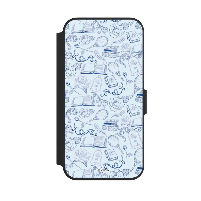 iPhone 13 Pro NIVOflip Beauty and Beast Pattern Blue
