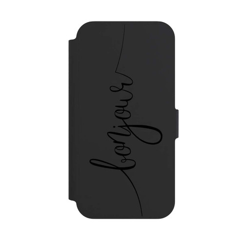 Apple iPhone 13 Pro NIVOflip Bonjour Schwarz ohne Hintergrund