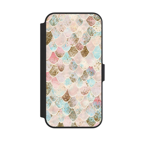 Apple iPhone 13 Pro NIVOflip Glitzer Look Meerjungfrau Muster
