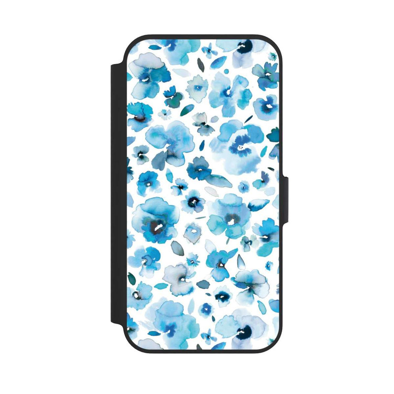iPhone 13 Pro NIVOflip Blue Tropical Flowers