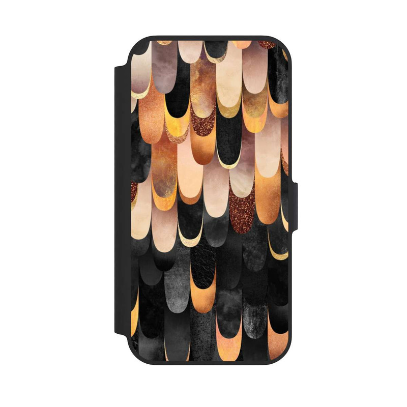 iPhone 13 Pro NIVOflip Gefiedertes Kupfer und Schwarz