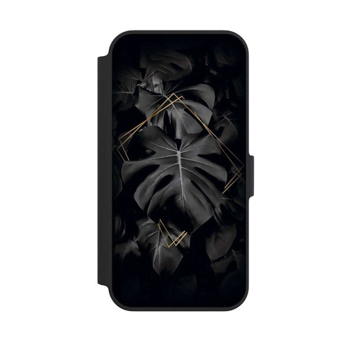 Apple iPhone 13 Pro NIVOflip Schwarze Blätter