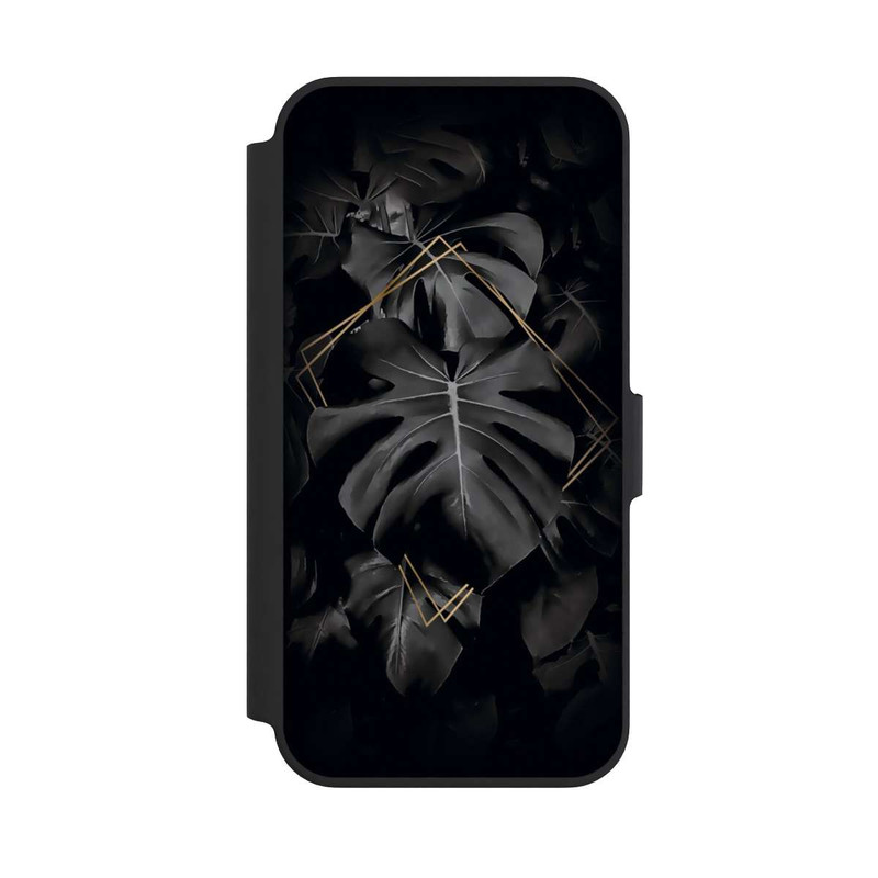 iPhone 13 Pro NIVOflip Schwarze Blätter