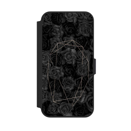 Apple iPhone 13 Pro NIVOflip Schwarze Rosen