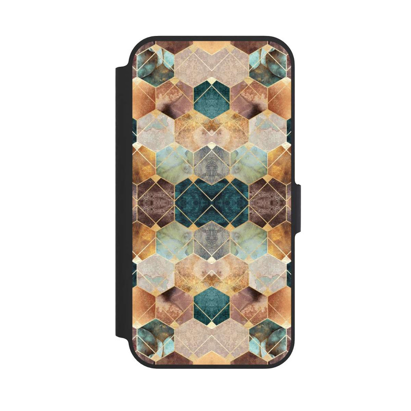 iPhone 13 Pro NIVOflip Hexagones et diamants naturels