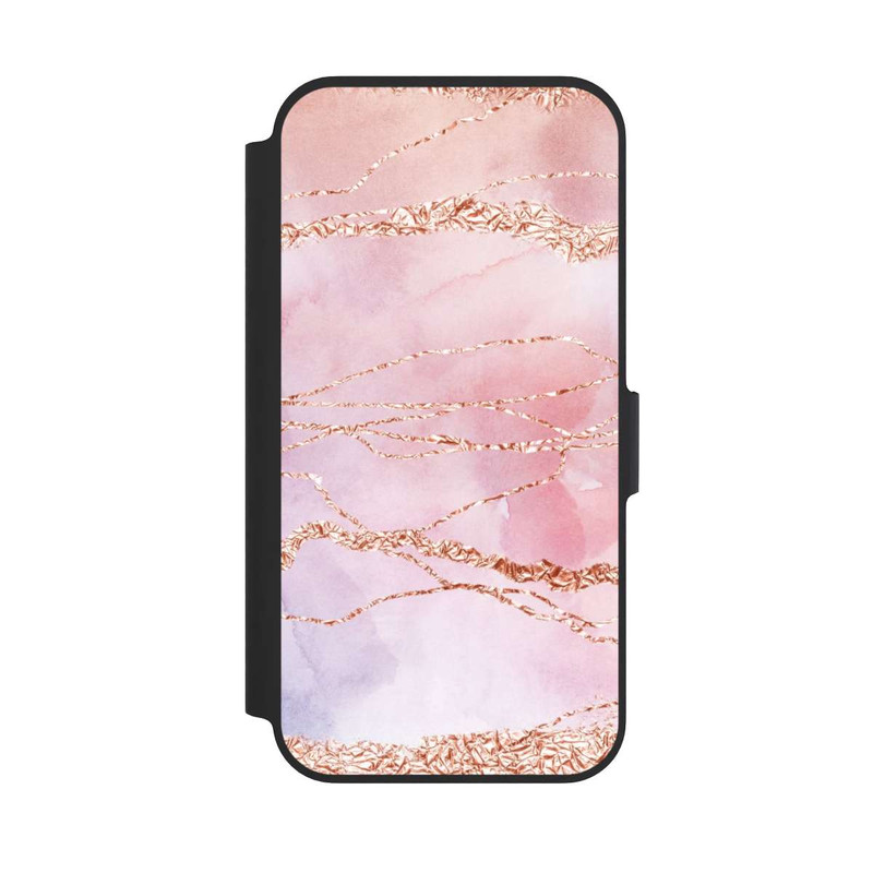 iPhone 13 Pro NIVOflip Glitter Look Pink Girly Marmor