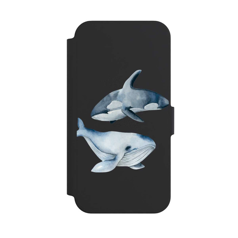iPhone 13 Pro NIVOflip Baleines transparentes