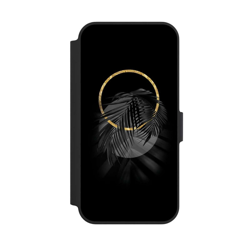 iPhone 13 Pro NIVOflip Feuille tropicale noire