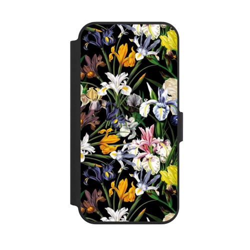Apple iPhone 13 Pro NIVOflip Dunkle Wildblumentapete