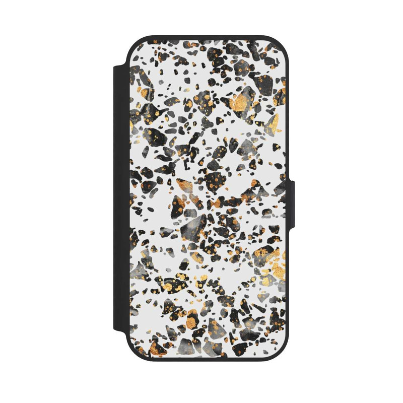iPhone 13 Pro NIVOflip Gold Speckled Terrazzo