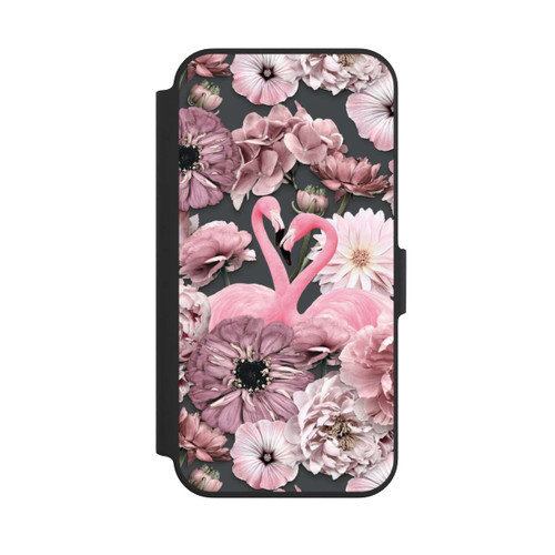 Apple iPhone 13 Pro NIVOflip Flamingos in Blumen Muster