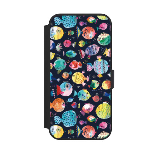 Apple iPhone 13 Pro NIVOflip Beach Puffer Fishes Kids Navy